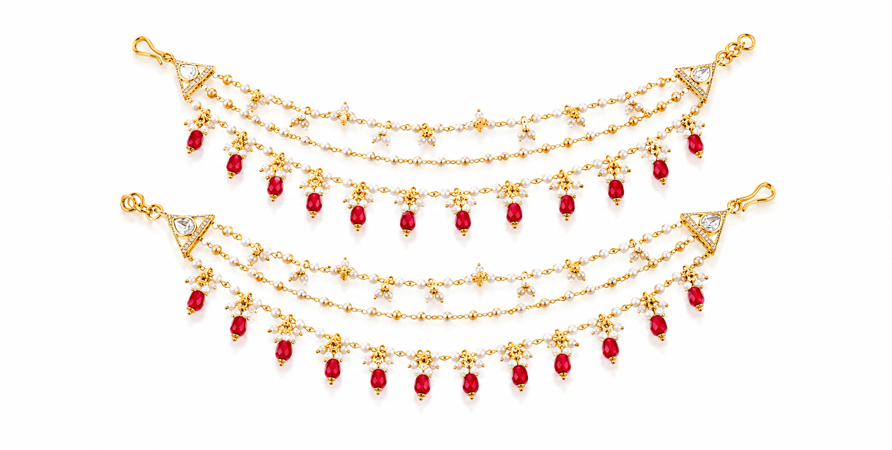 Kundan Kanchain 01590 - KRISHNA'S SWETA JEWELLERY