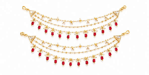 Kundan Kanchain 01590 - KRISHNA'S SWETA JEWELLERY