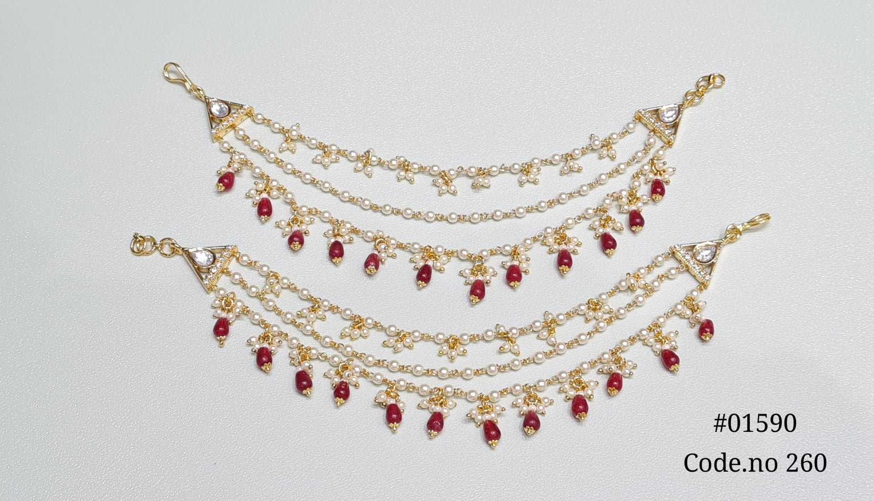 Kundan Kanchain 01590 - KRISHNA'S SWETA JEWELLERY