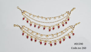 Kundan Kanchain 01590 - KRISHNA'S SWETA JEWELLERY