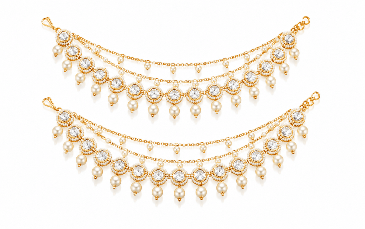 Kundan Kanchain 02716 - KRISHNA'S SWETA JEWELLERY