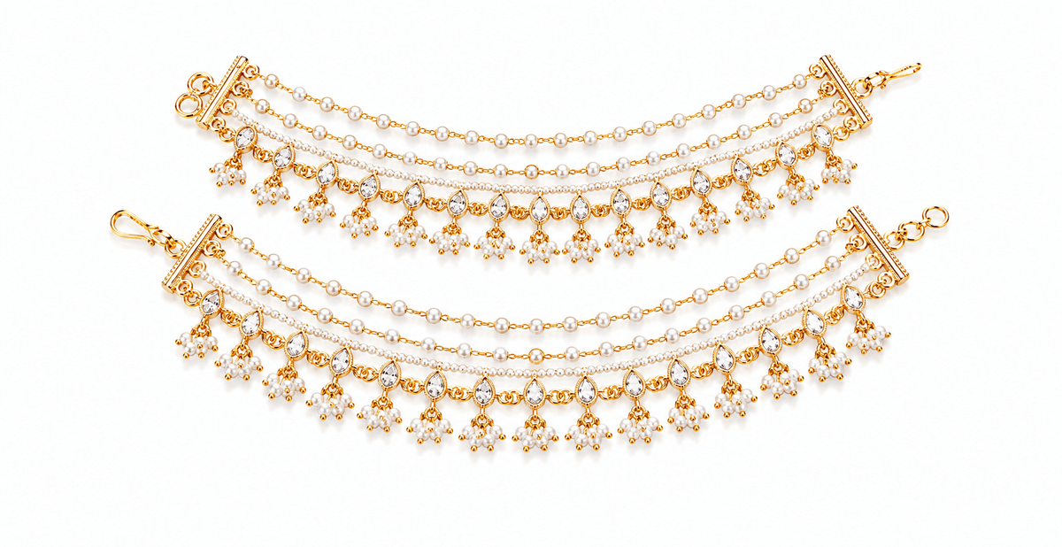 Kundan Kanchain 04705 - KRISHNA'S SWETA JEWELLERY
