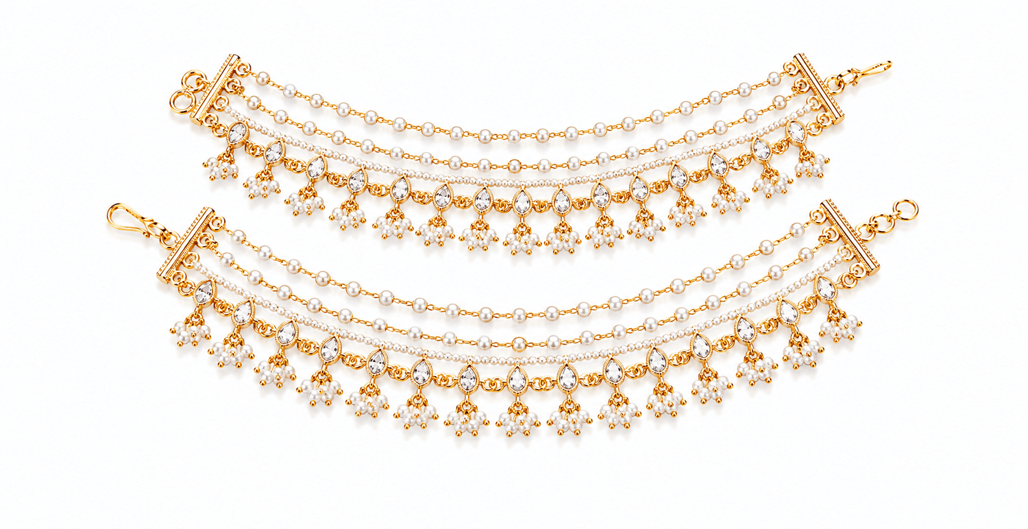 Kundan Kanchain 04705 - KRISHNA'S SWETA JEWELLERY