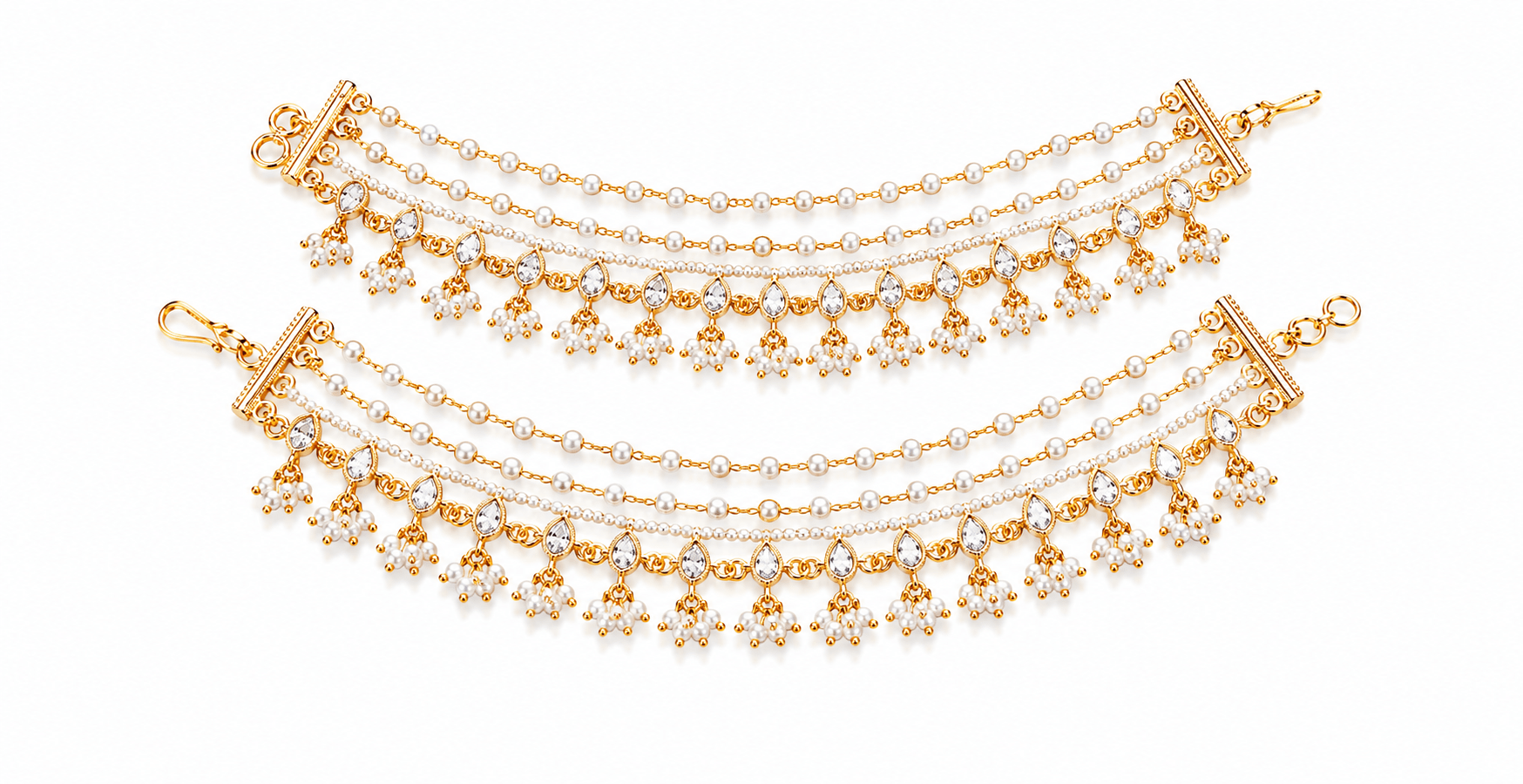 Kundan Kanchain 04705 - KRISHNA'S SWETA JEWELLERY