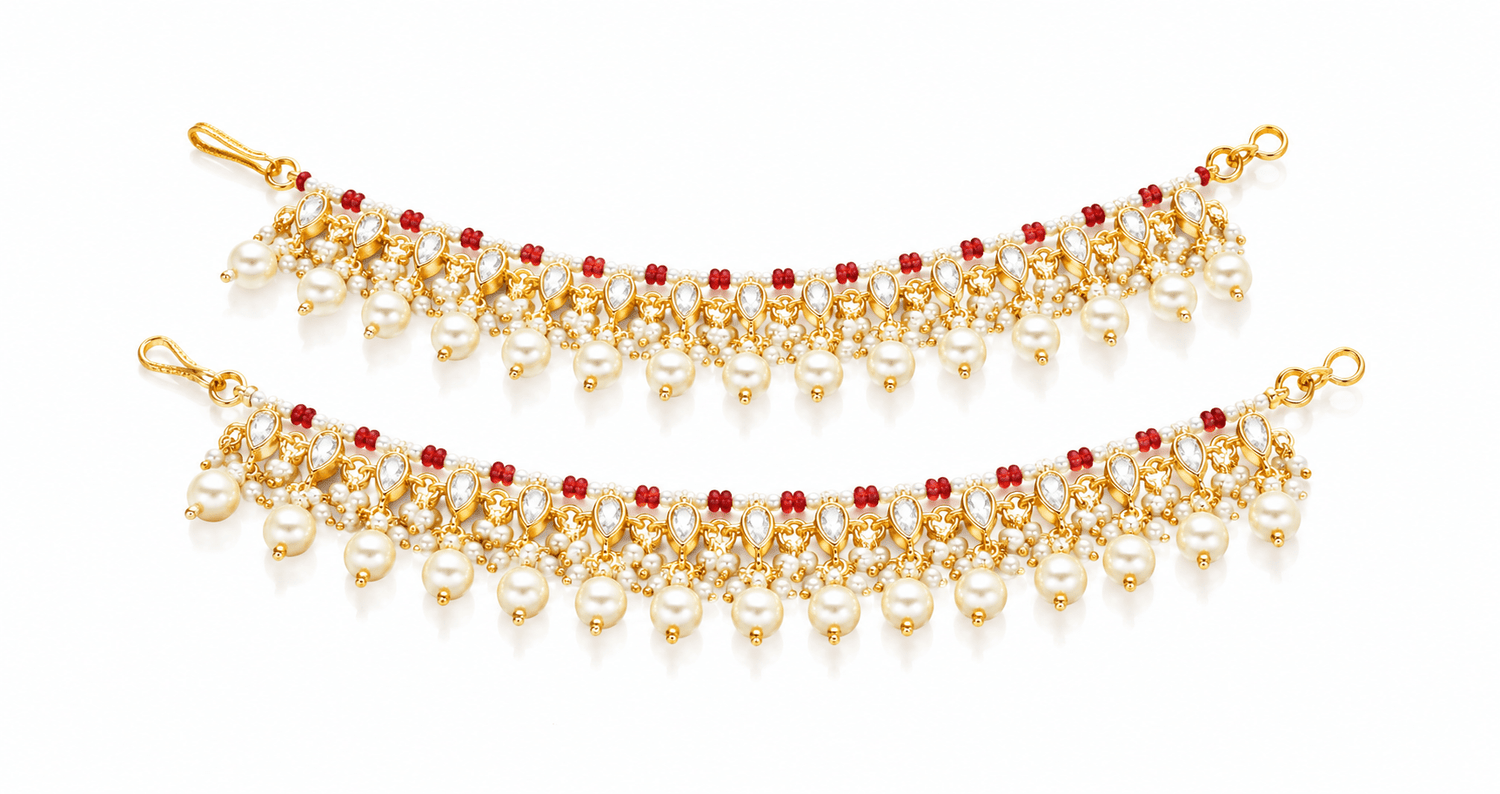 Kundan Kanchain 05096 - KRISHNA'S SWETA JEWELLERY