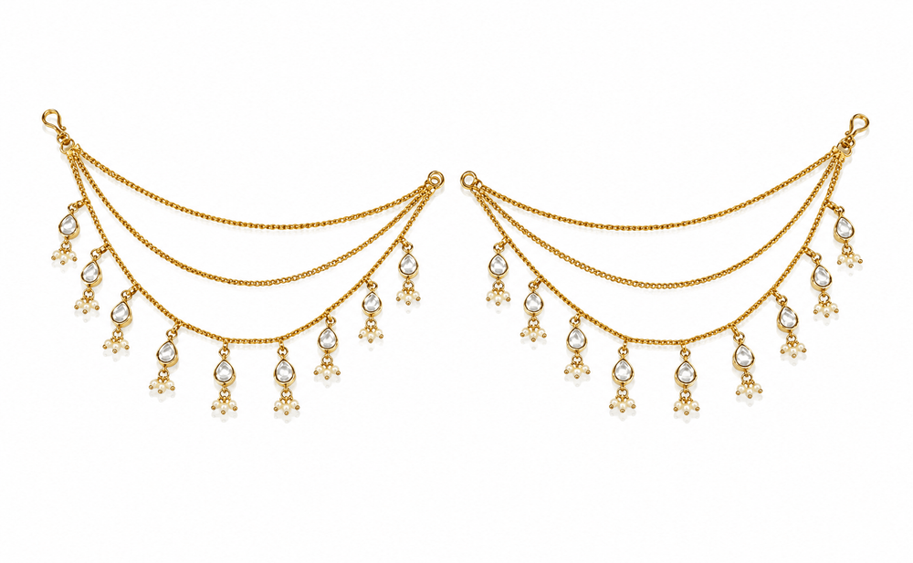 Kundan Kanchain 08856 - KRISHNA'S SWETA JEWELLERY