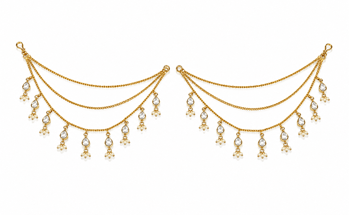Kundan Kanchain 08856 - KRISHNA'S SWETA JEWELLERY