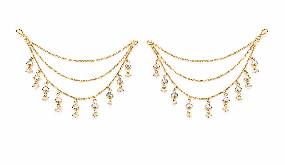 Kundan Kanchain 08859 - KRISHNA'S SWETA JEWELLERY