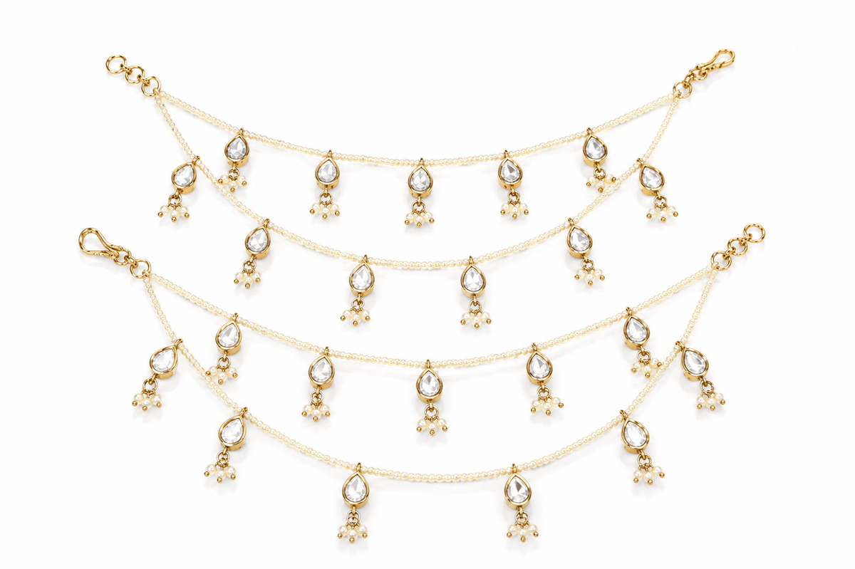 Kundan Kanchain 09120 - KRISHNA'S SWETA JEWELLERY