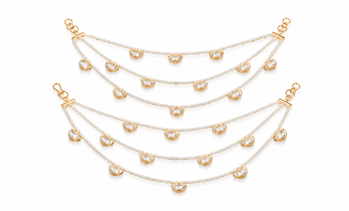 Kundan Kanchain 09610 - KRISHNA'S SWETA JEWELLERY