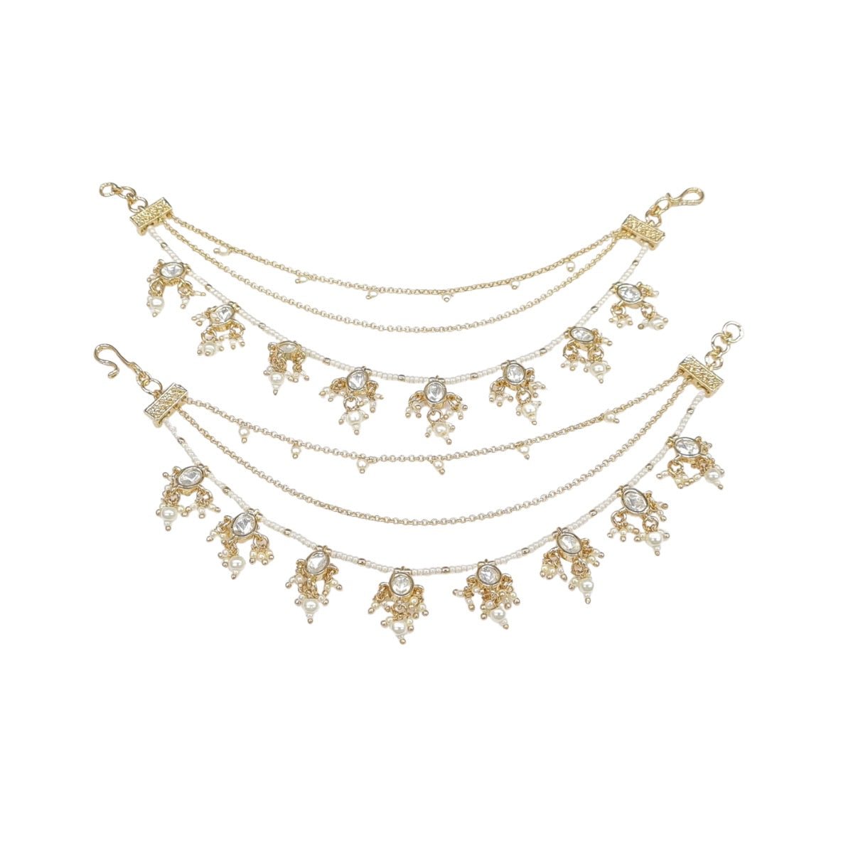 Kundan Kanchain 11392 - Krishna's Sweta Jewellery