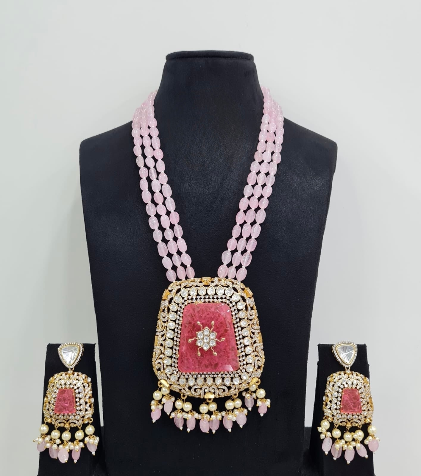 Kundan Long 01171 - KRISHNA'S SWETA JEWELLERY