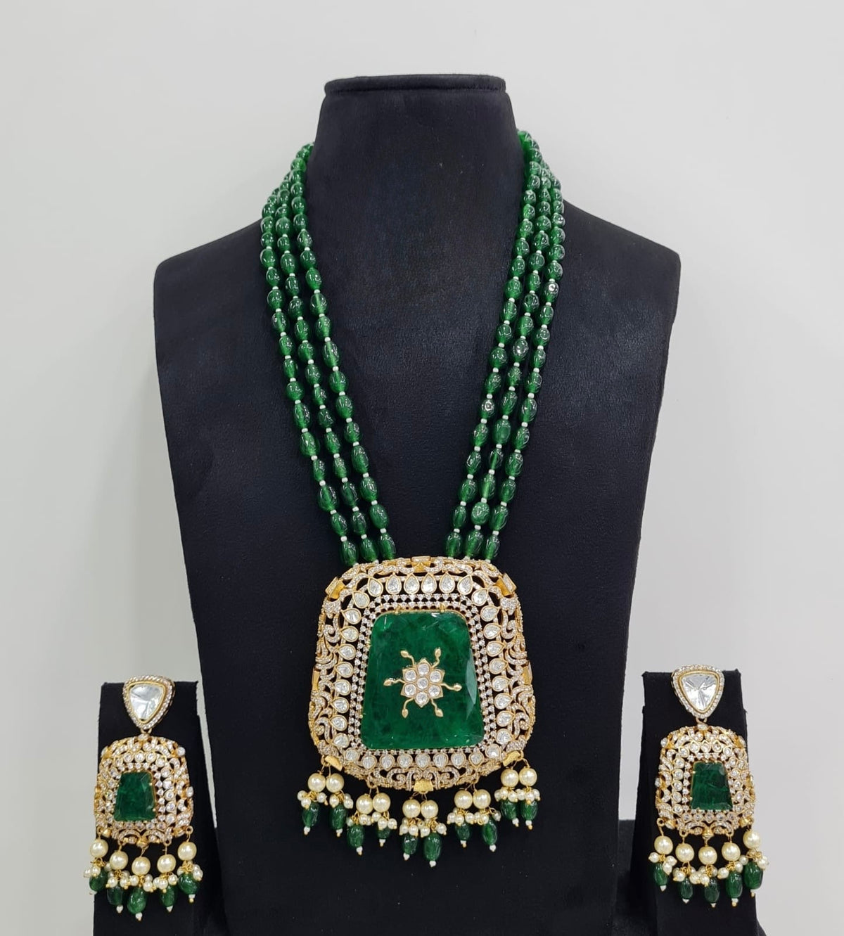 Kundan Long 01171 - KRISHNA'S SWETA JEWELLERY