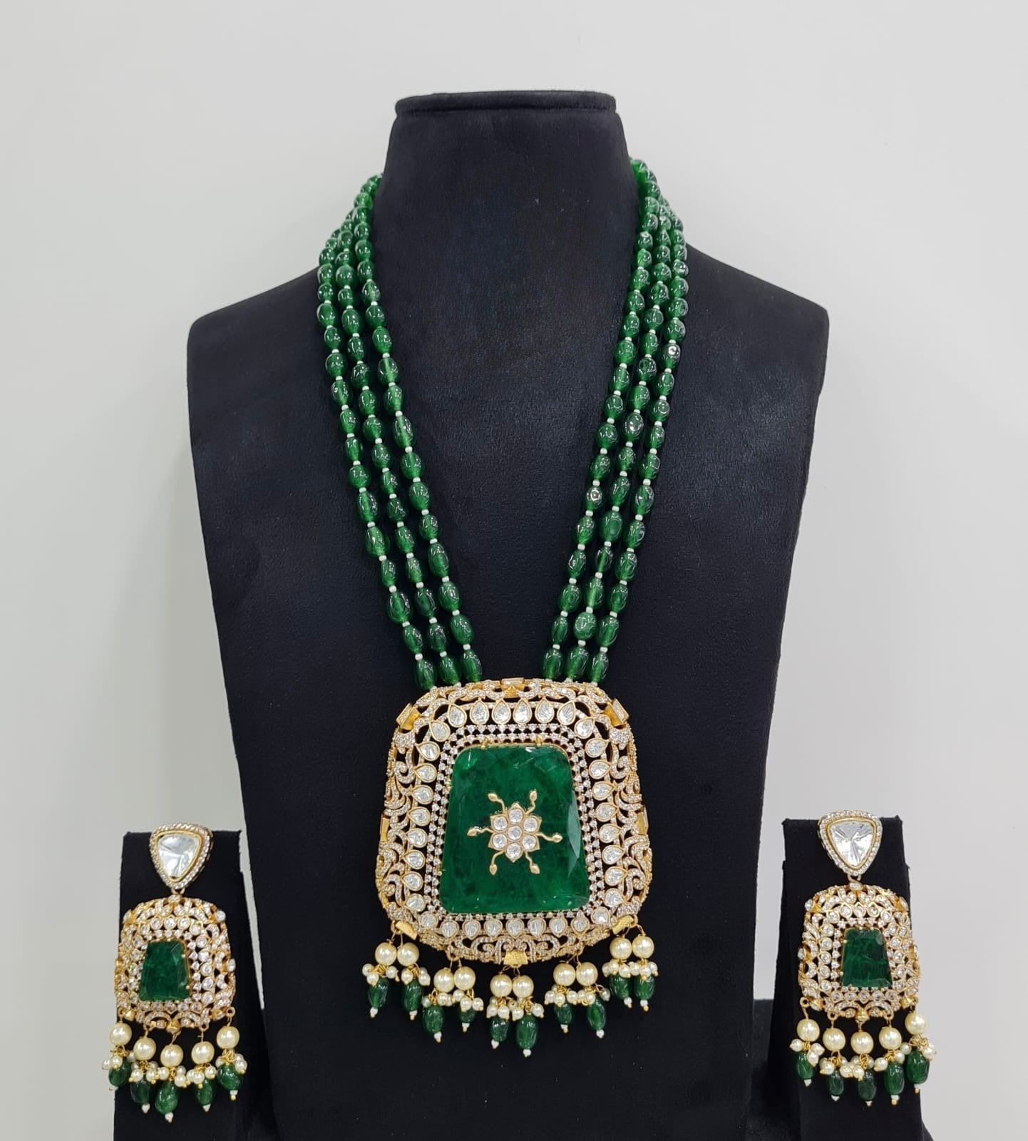 Kundan Long 01171 - KRISHNA'S SWETA JEWELLERY