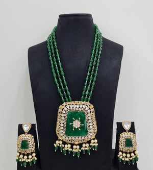 Kundan Long 01171 - KRISHNA'S SWETA JEWELLERY