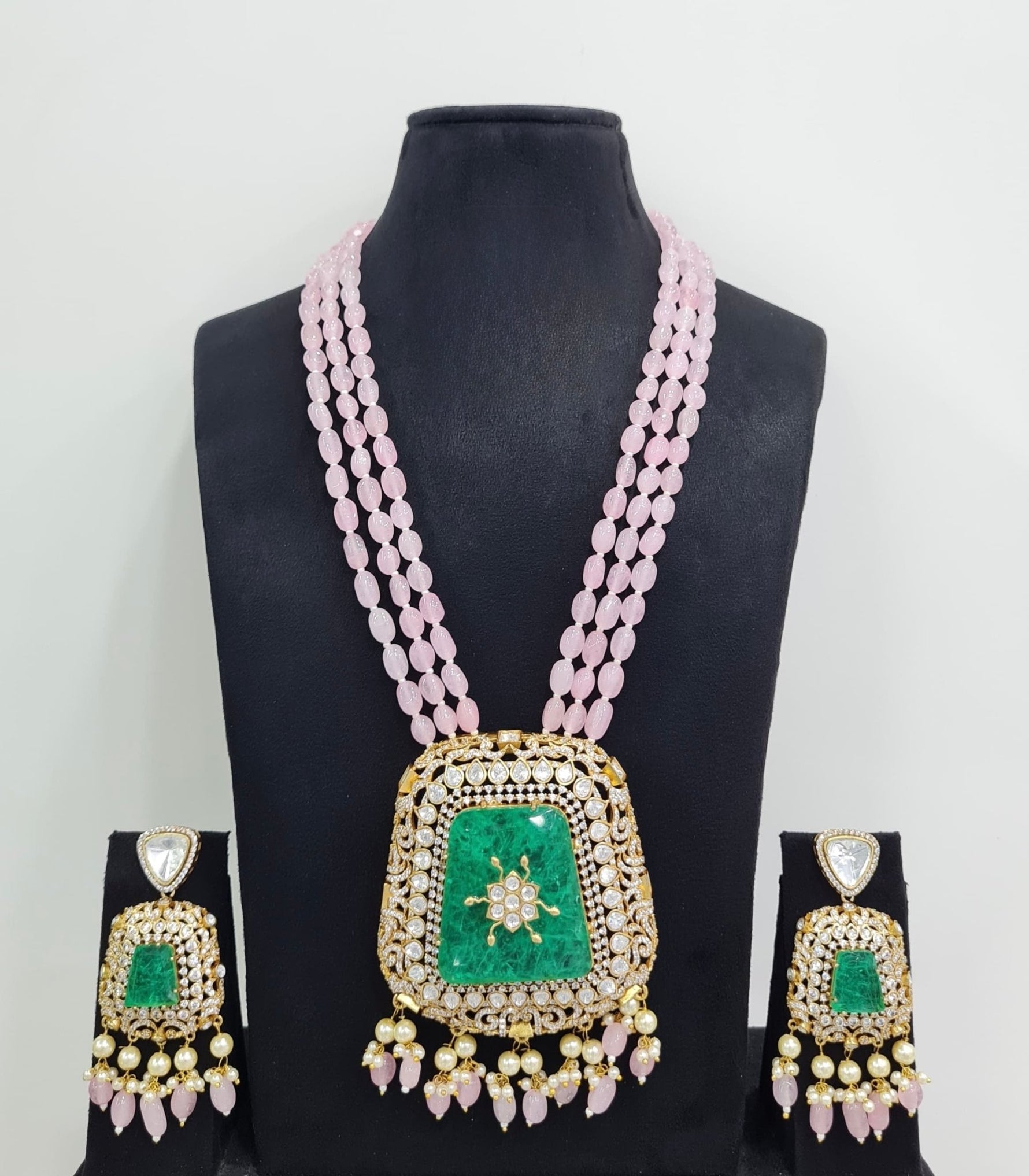 Kundan Long 01171 - KRISHNA'S SWETA JEWELLERY