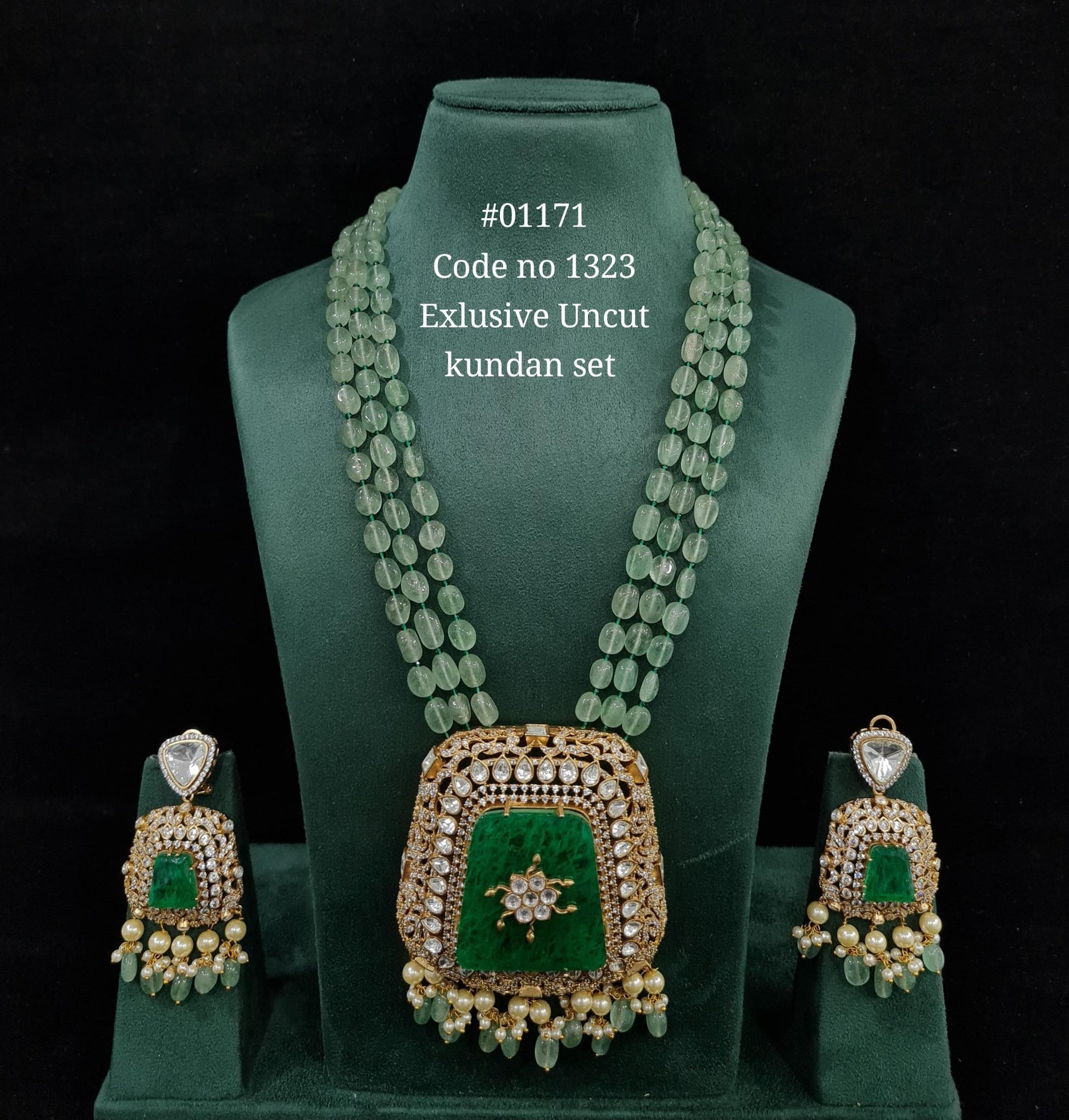 Kundan Long 01171 - KRISHNA'S SWETA JEWELLERY