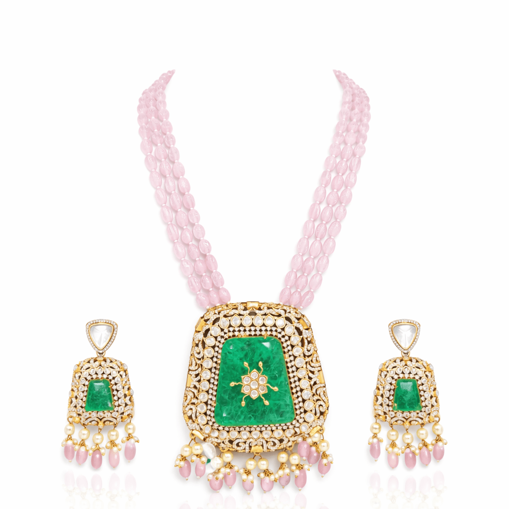 Kundan Long 01171 - KRISHNA'S SWETA JEWELLERY