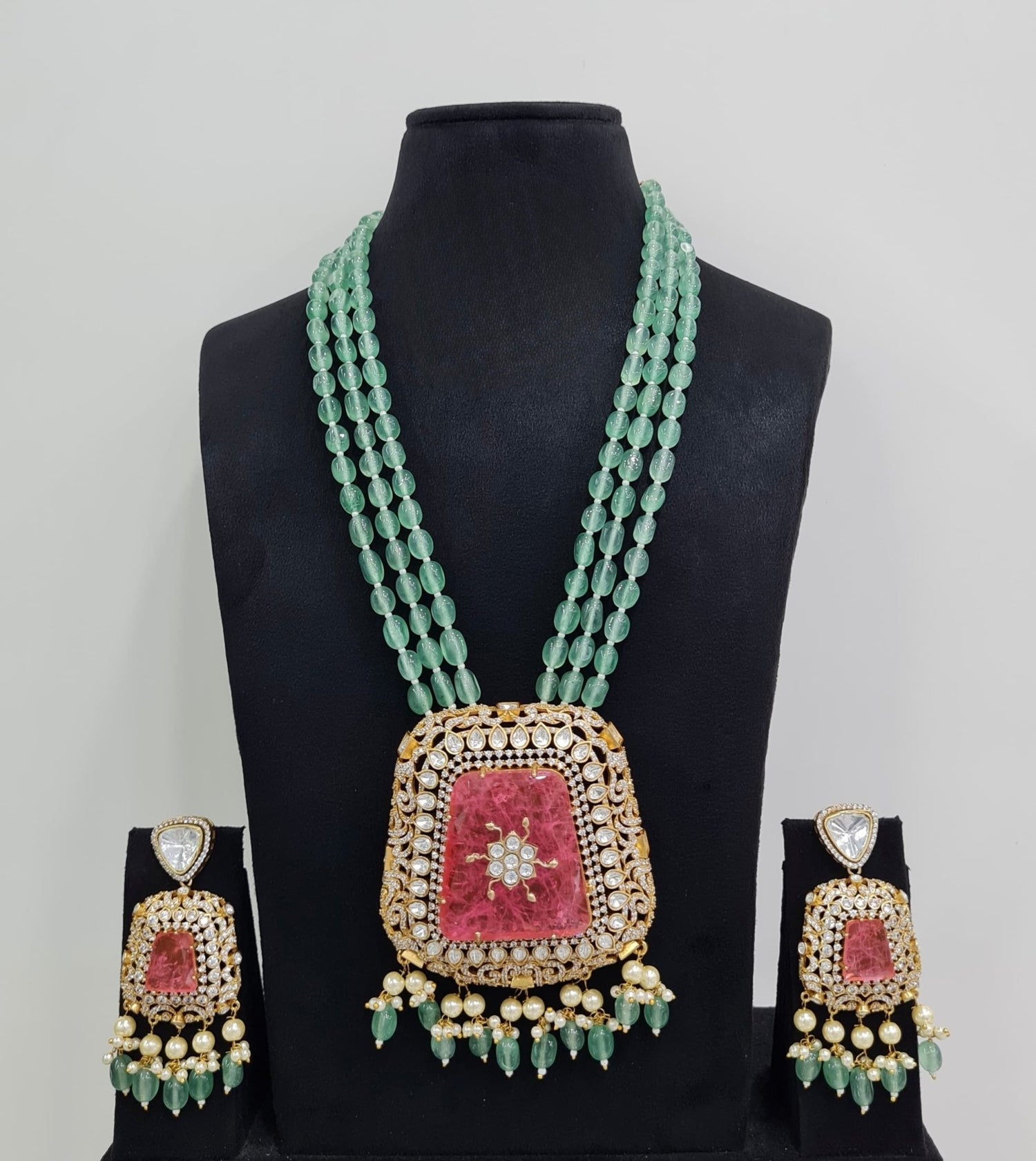 Kundan Long 01171 - KRISHNA'S SWETA JEWELLERY