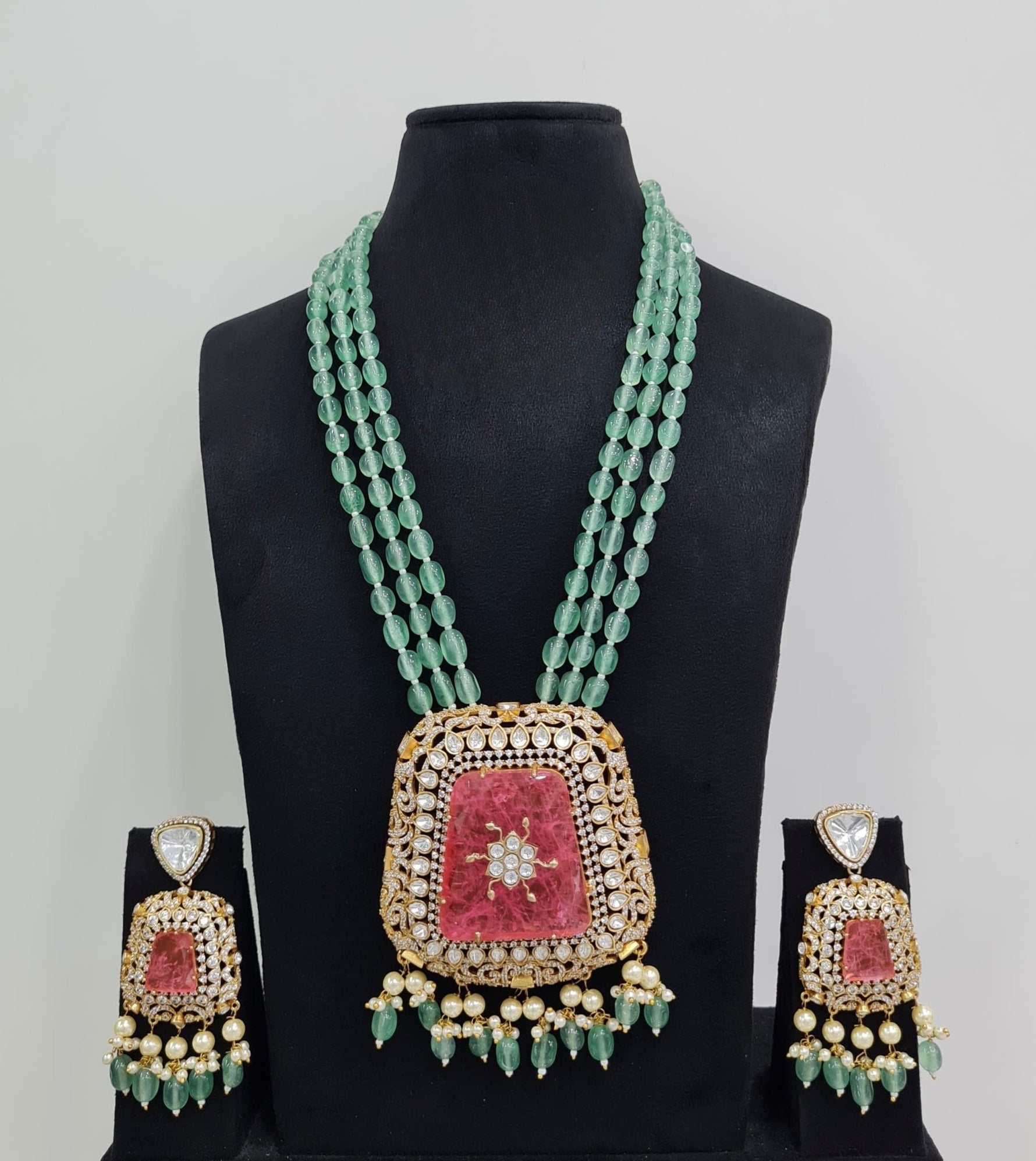 Kundan Long 01171 - KRISHNA'S SWETA JEWELLERY