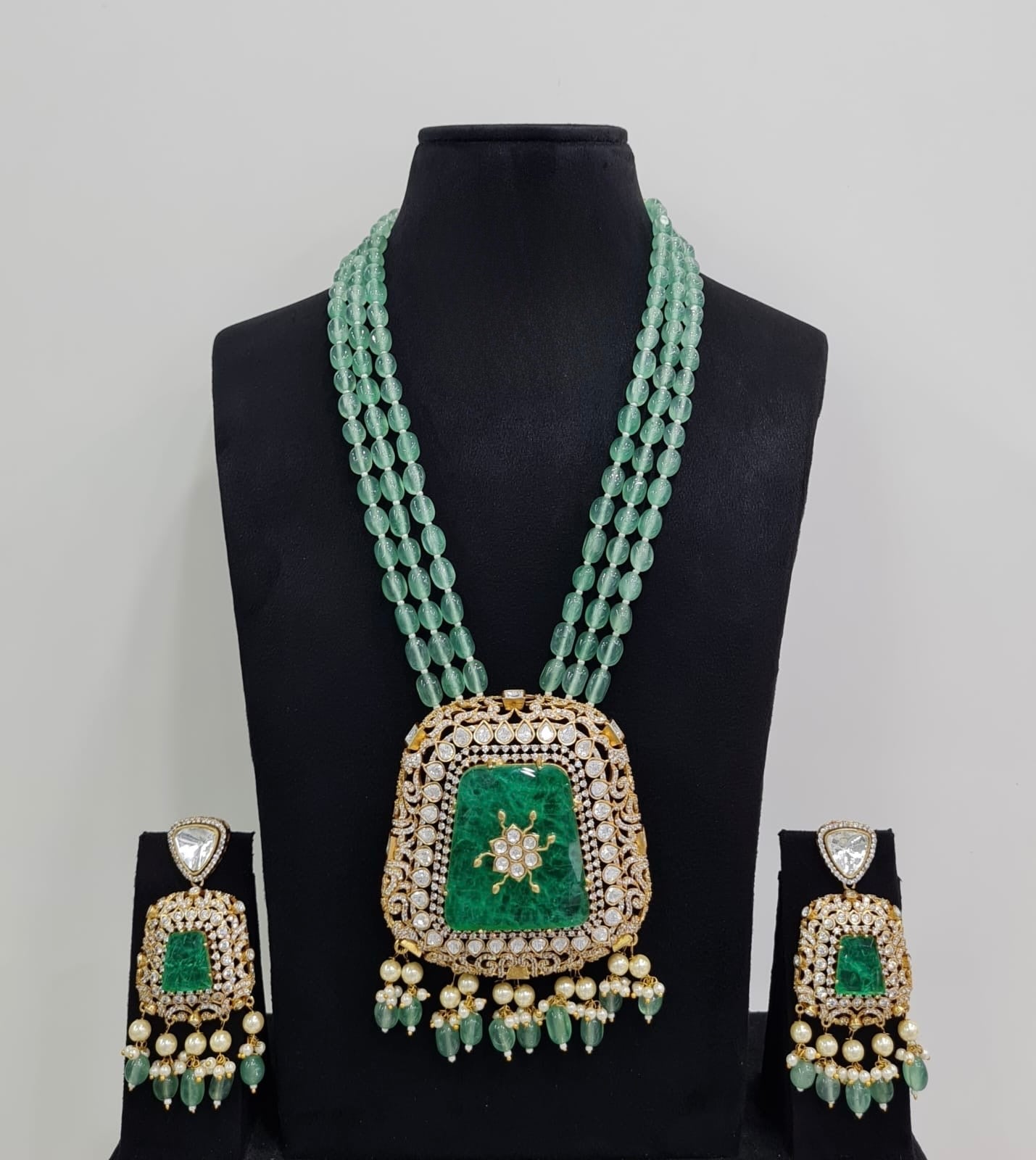 Kundan Long 01171 - KRISHNA'S SWETA JEWELLERY