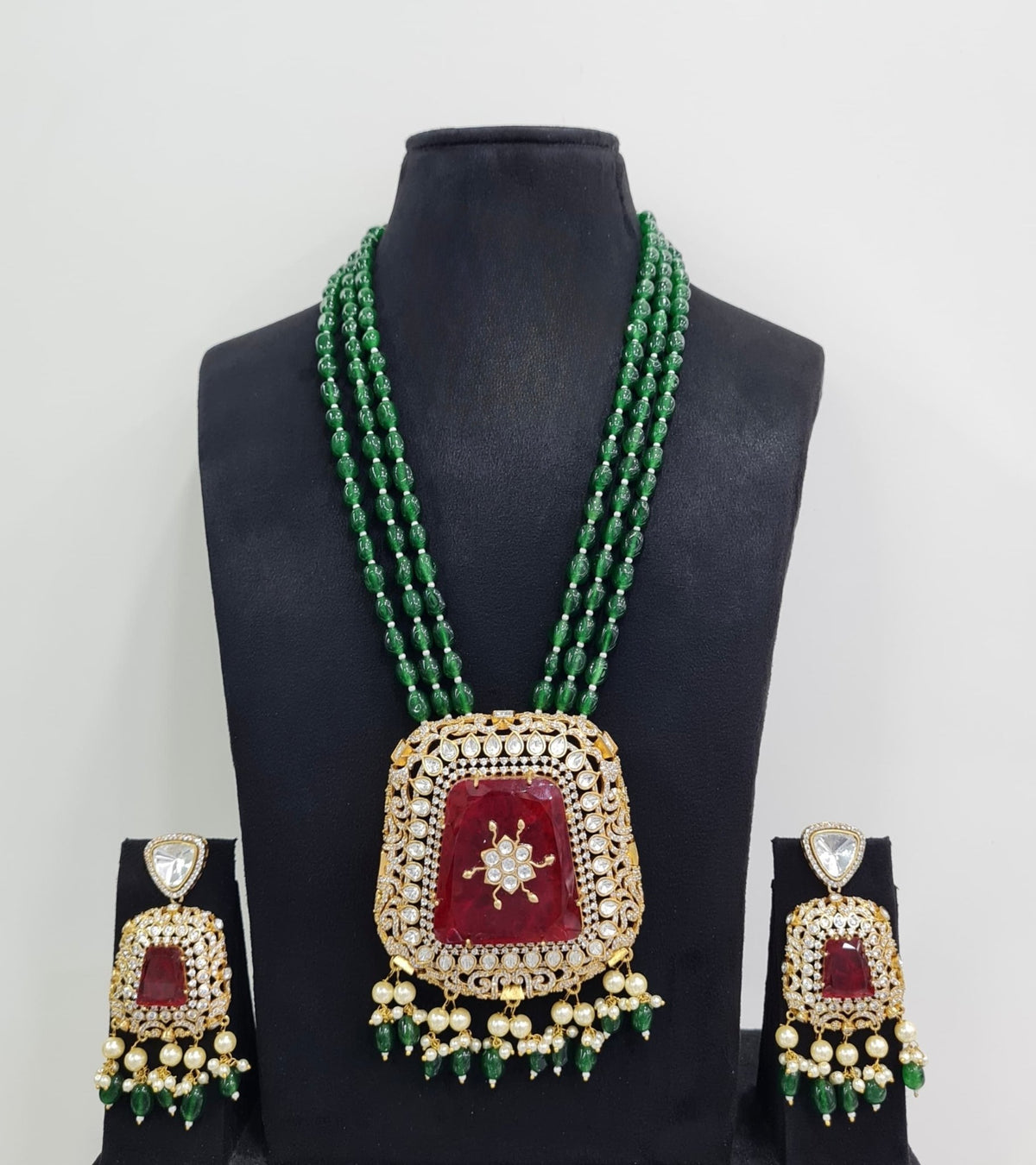 Kundan Long 01171 - KRISHNA'S SWETA JEWELLERY