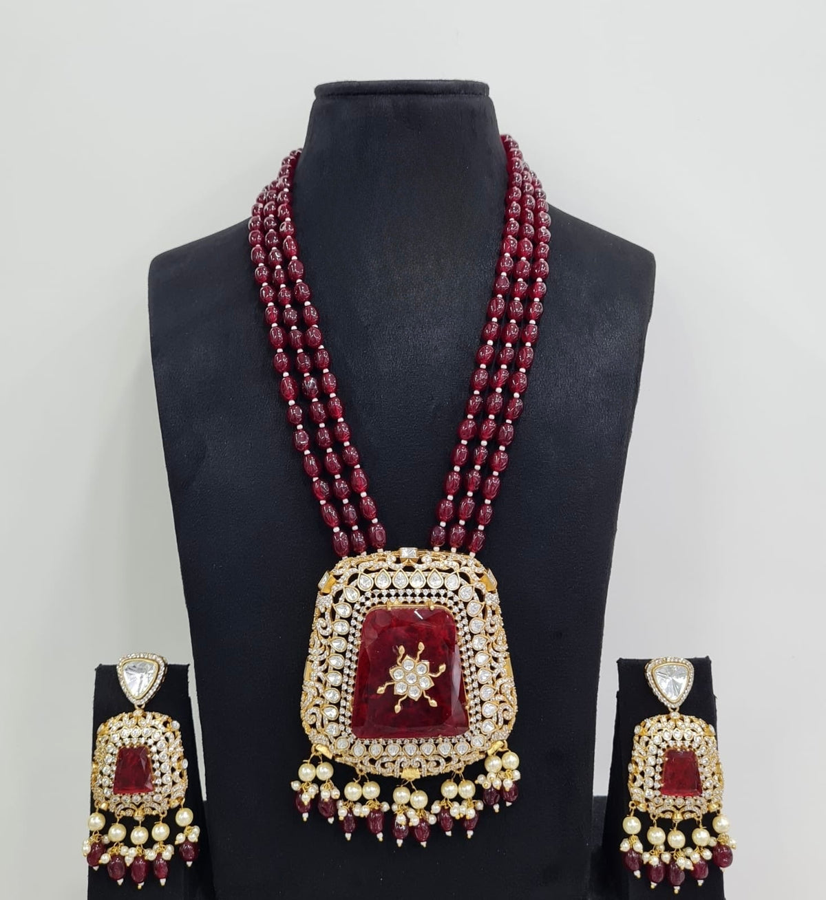Kundan Long 01171 - KRISHNA'S SWETA JEWELLERY
