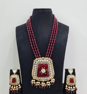 Kundan Long 01171 - KRISHNA'S SWETA JEWELLERY
