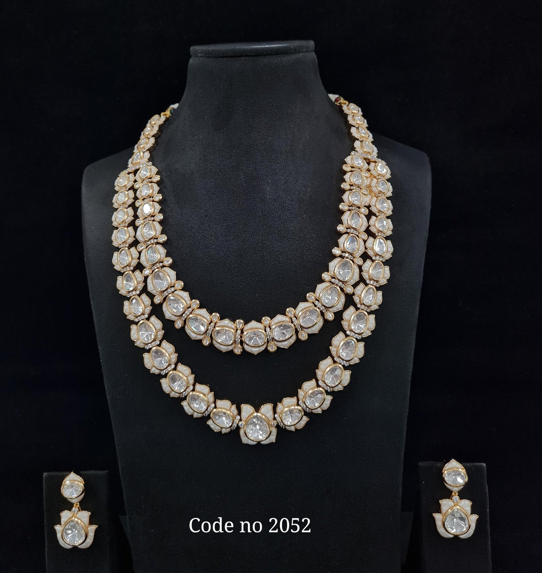 Kundan Long 01247 - KRISHNA'S SWETA JEWELLERY