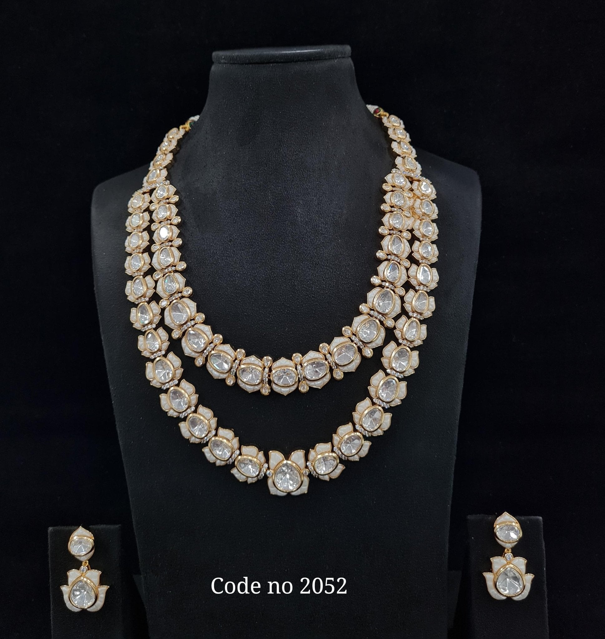 Kundan Long 01247 - KRISHNA'S SWETA JEWELLERY