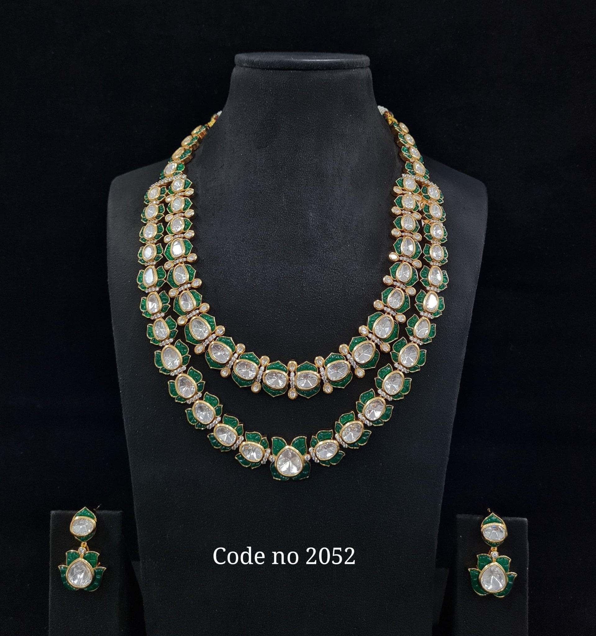 Kundan Long 01247 - KRISHNA'S SWETA JEWELLERY