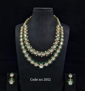 Kundan Long 01247 - KRISHNA'S SWETA JEWELLERY