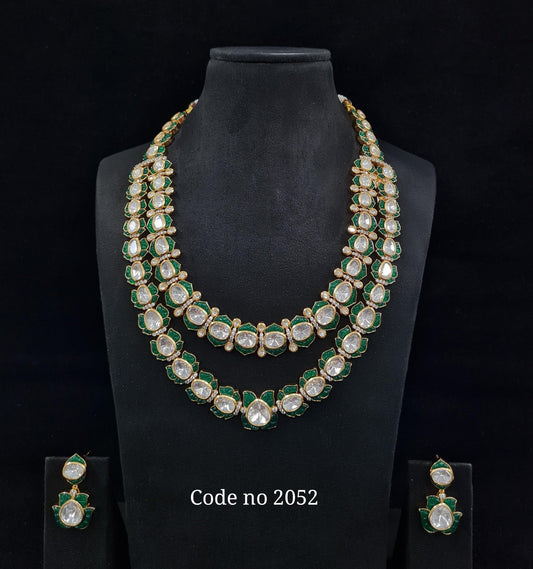 Kundan Long 01247 - KRISHNA'S SWETA JEWELLERY