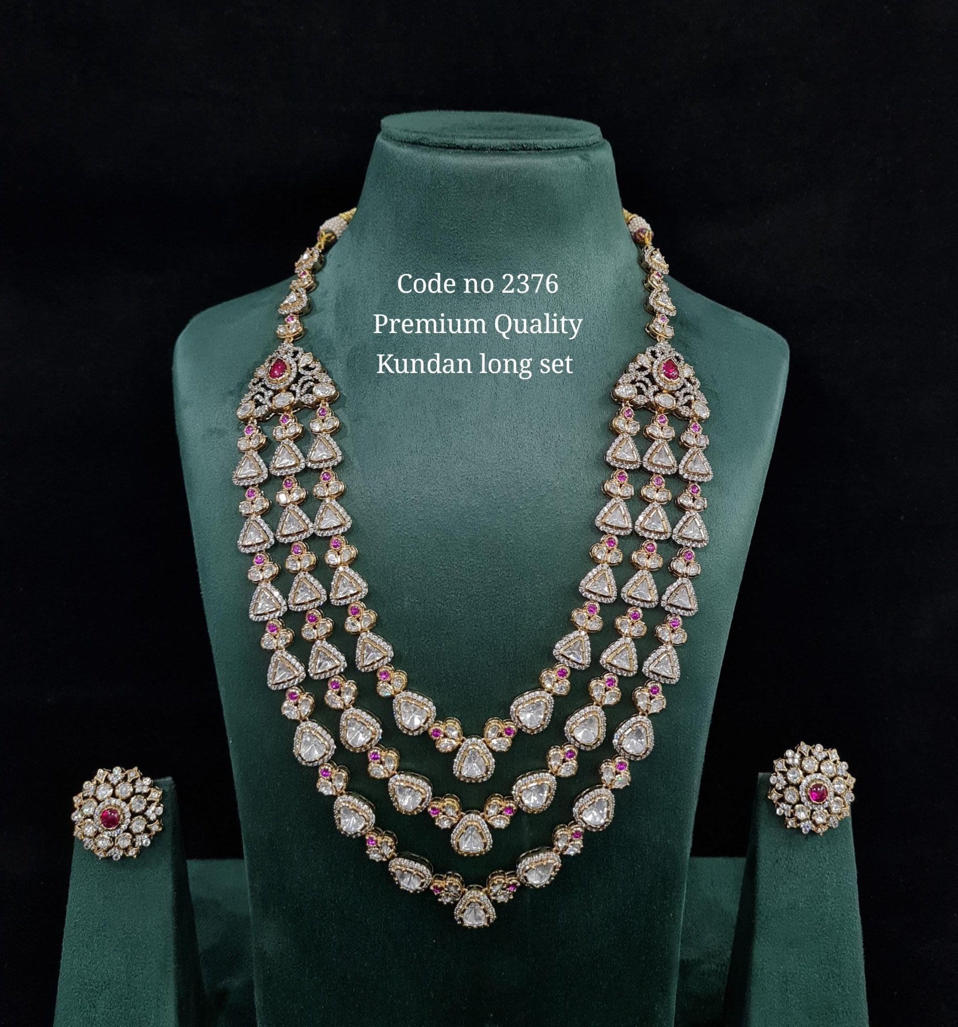 Kundan Long 01381 - KRISHNA'S SWETA JEWELLERY