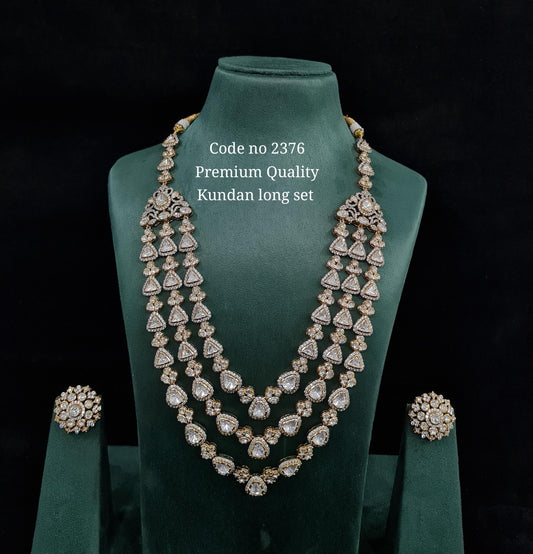 Kundan Long 01381 - KRISHNA'S SWETA JEWELLERY