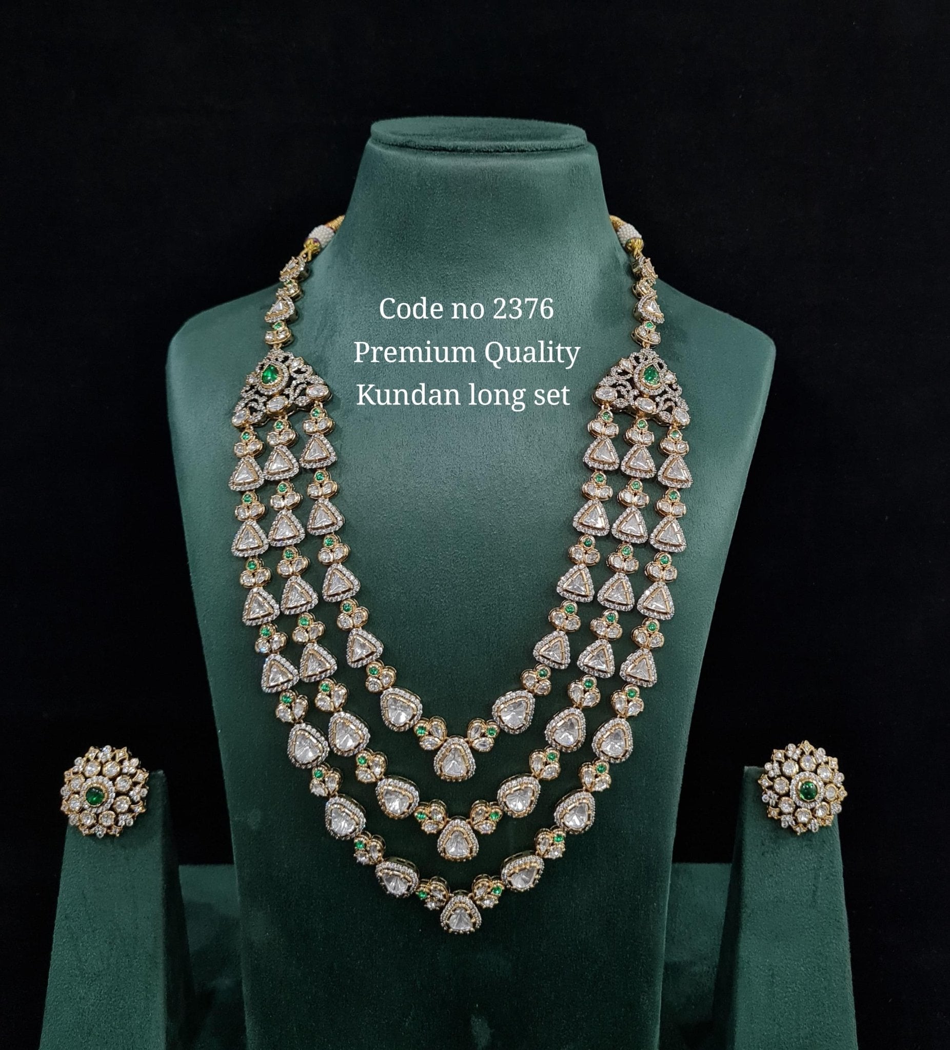 Kundan Long 01381 - KRISHNA'S SWETA JEWELLERY