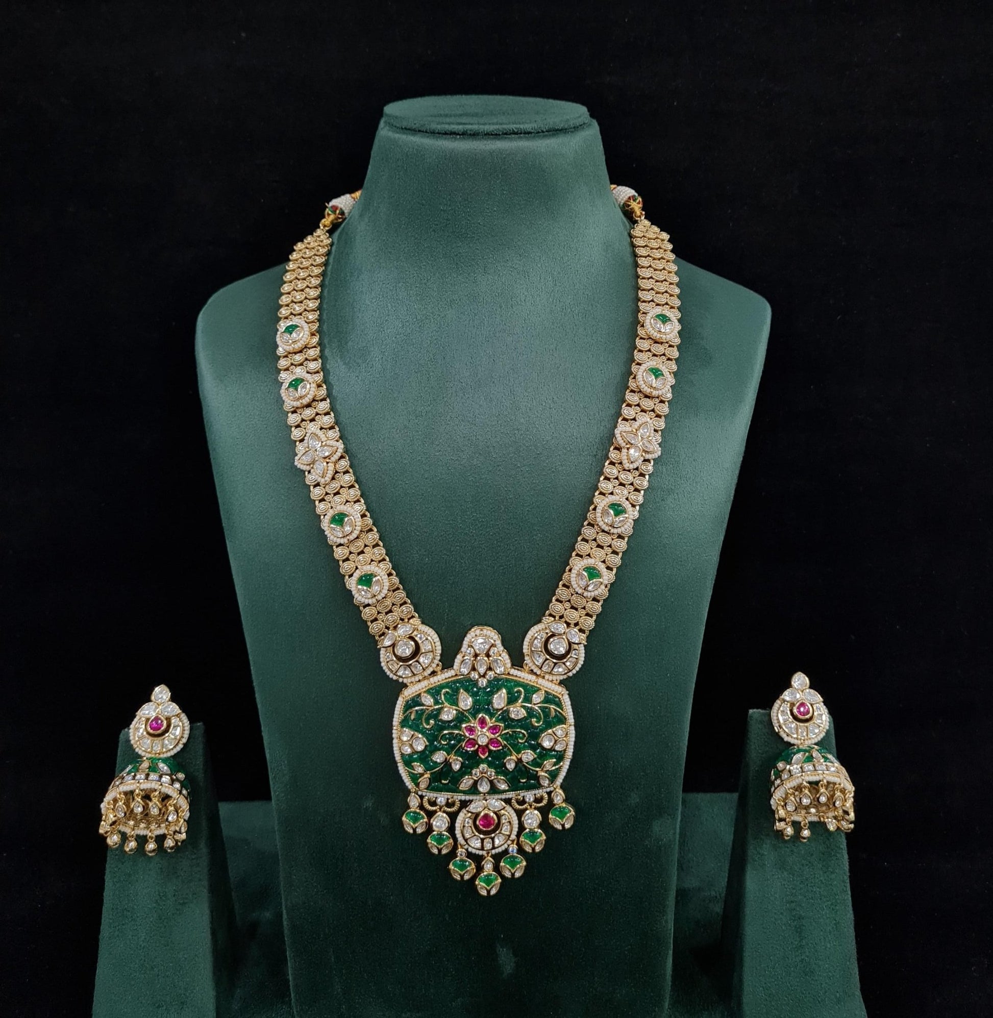 Kundan Long 01411 - KRISHNA'S SWETA JEWELLERY