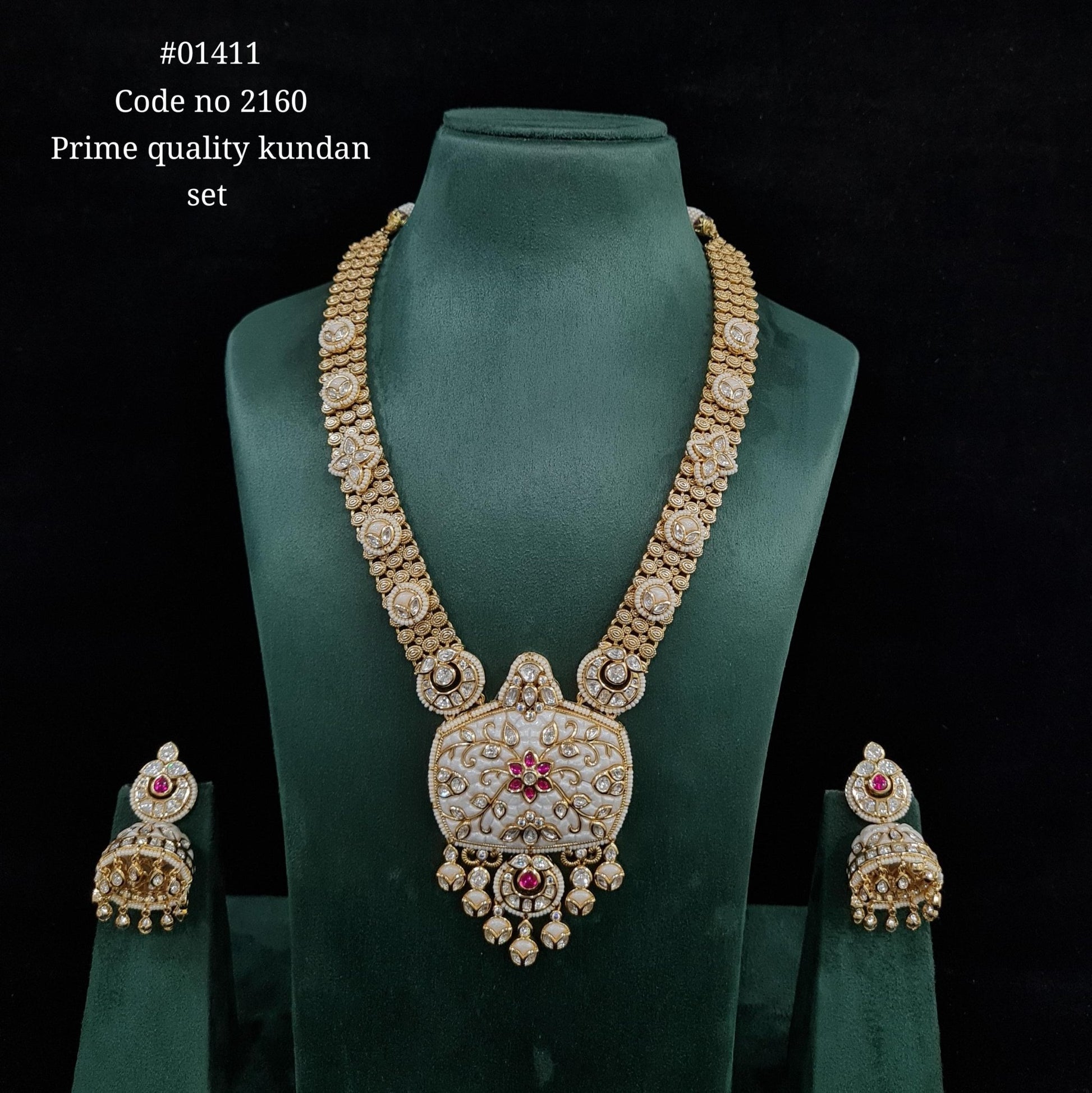 Kundan Long 01411 - KRISHNA'S SWETA JEWELLERY