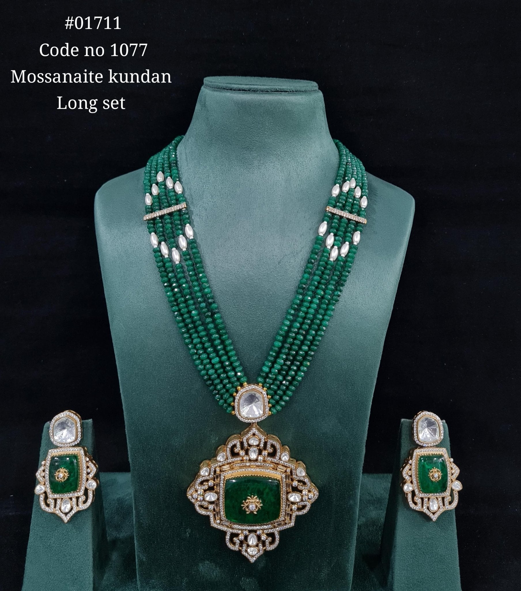 Kundan Long 01711 - KRISHNA'S SWETA JEWELLERY