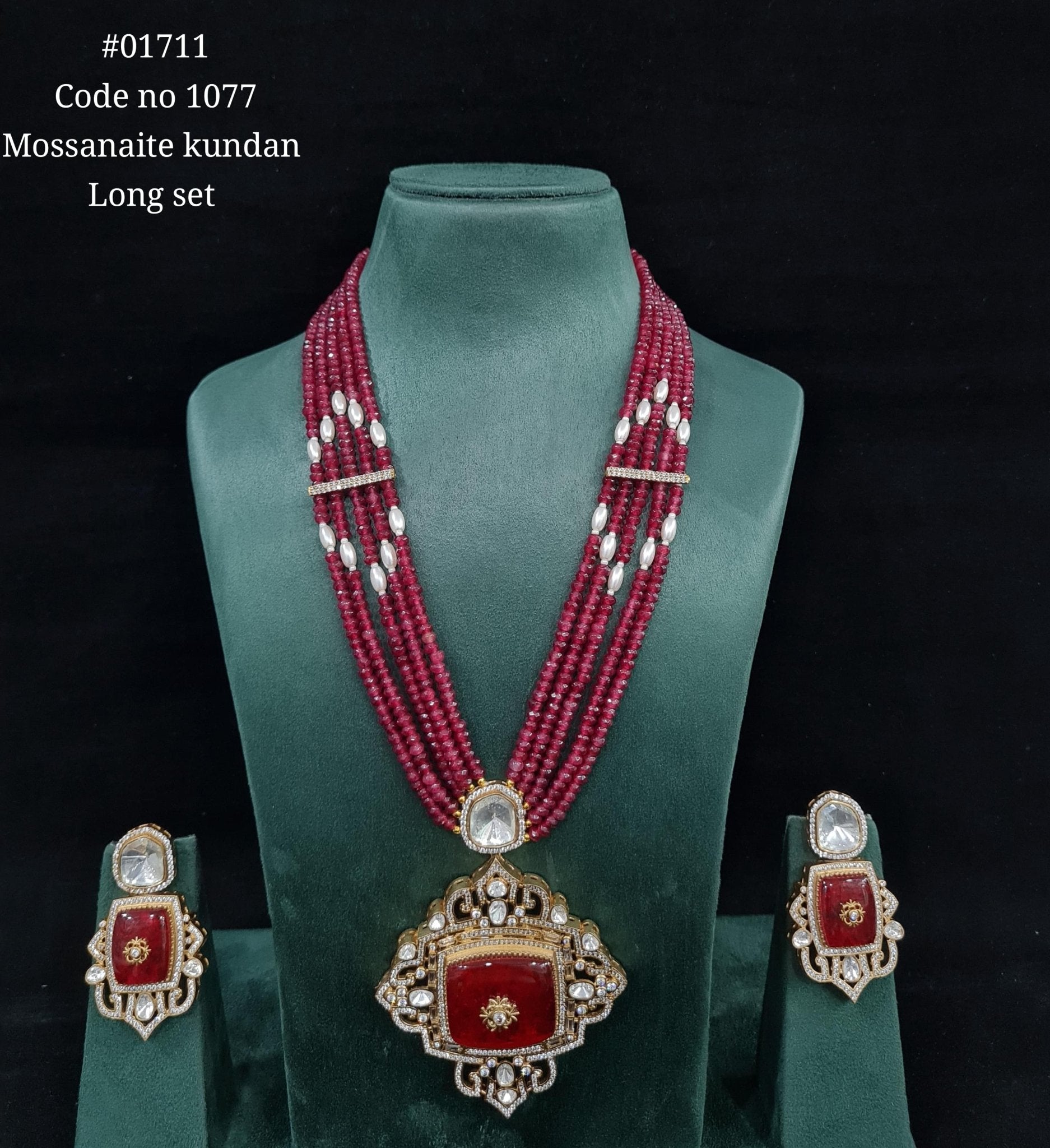 Kundan Long 01711 - KRISHNA'S SWETA JEWELLERY