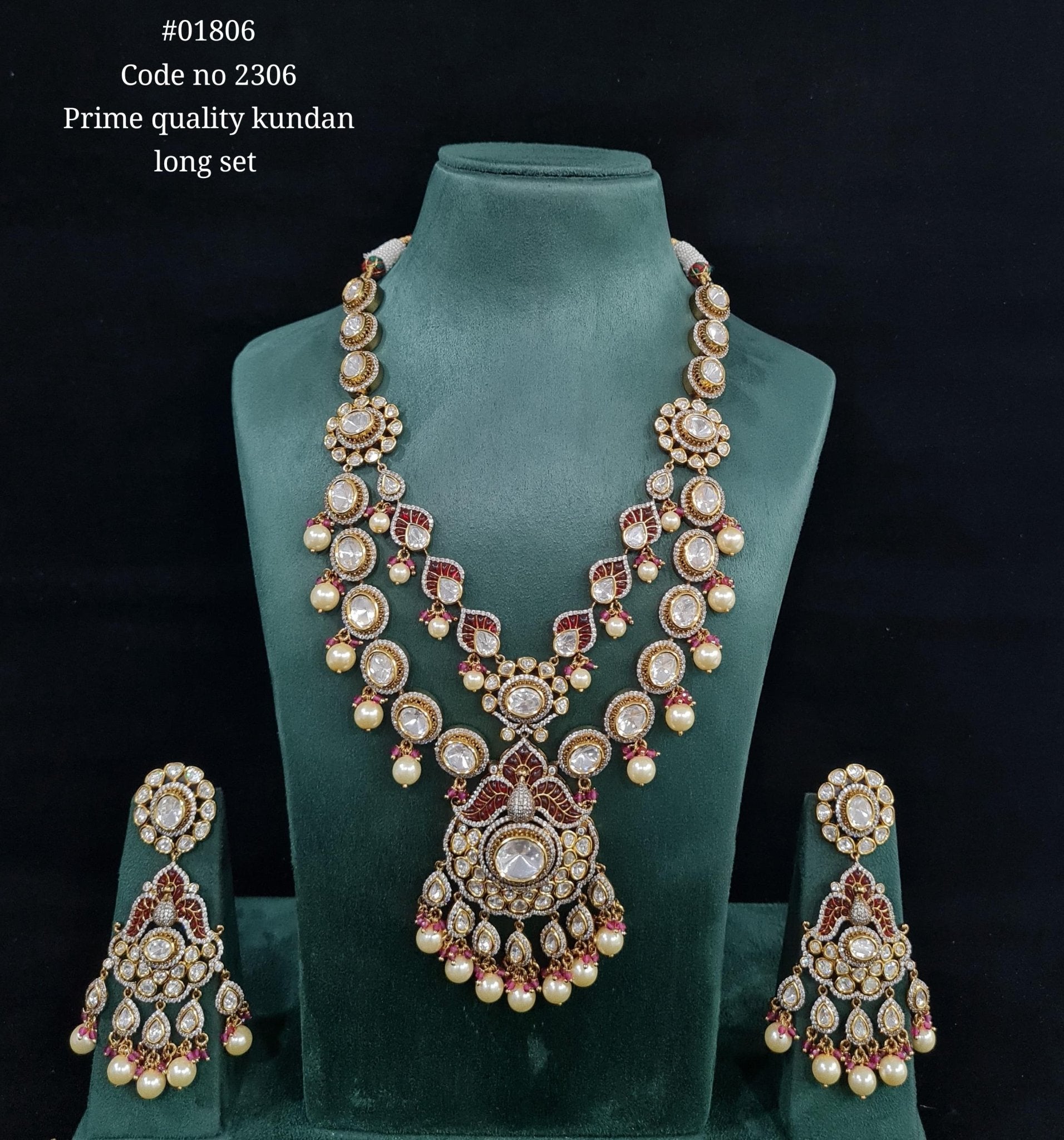 Kundan Long 01806 - KRISHNA'S SWETA JEWELLERY
