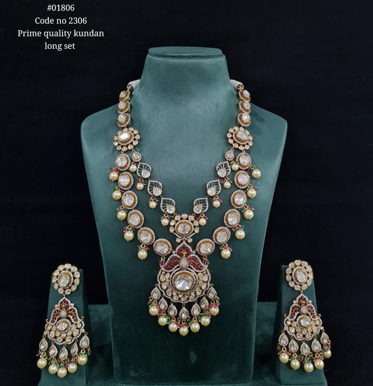 Kundan Long 01806 - KRISHNA'S SWETA JEWELLERY