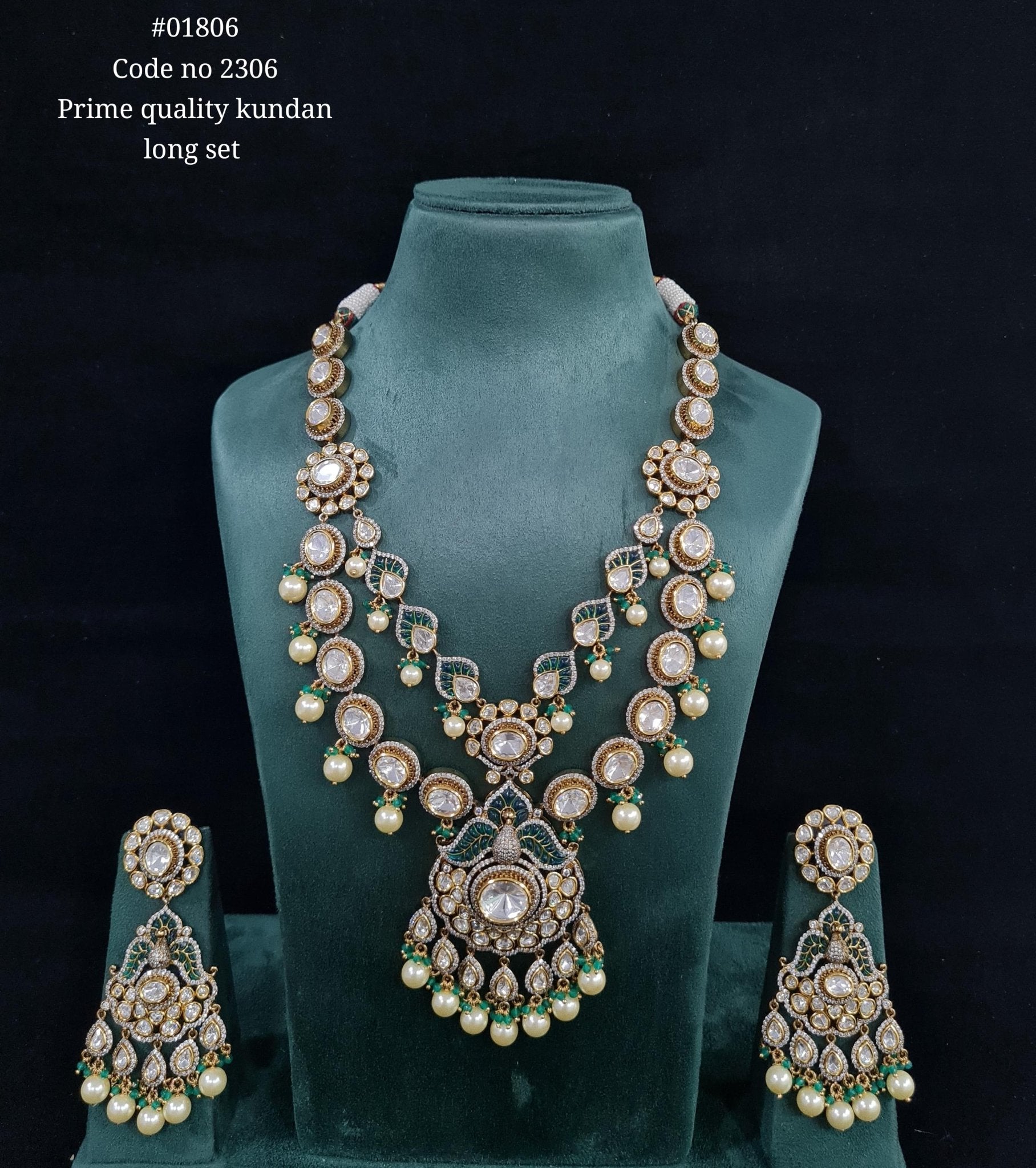 Kundan Long 01806 - KRISHNA'S SWETA JEWELLERY