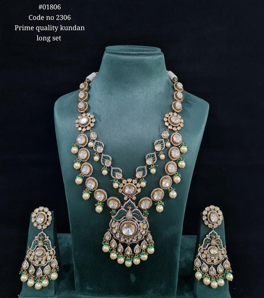 Kundan Long 01806 - KRISHNA'S SWETA JEWELLERY