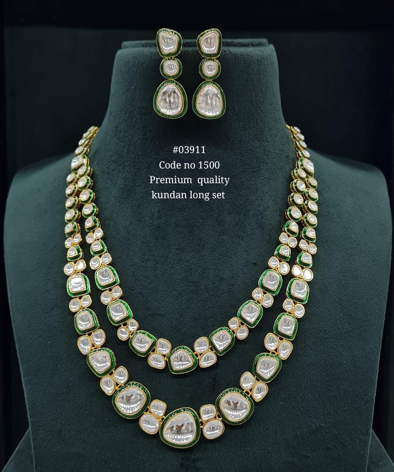Kundan Long 03911 - KRISHNA'S SWETA JEWELLERY
