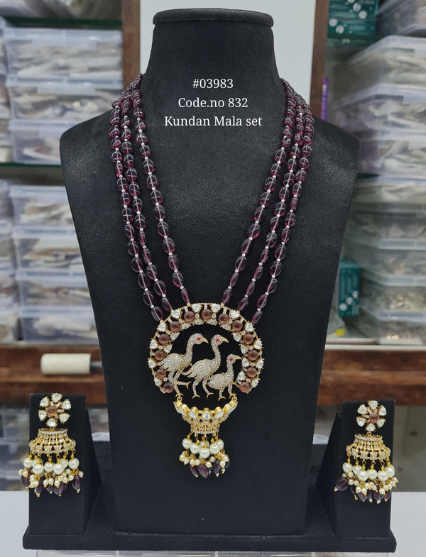 Kundan Long 03983 - KRISHNA'S SWETA JEWELLERY