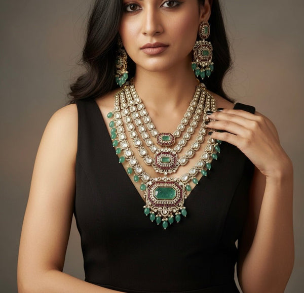 Kundan Long 05343 - KRISHNA'S SWETA JEWELLERY