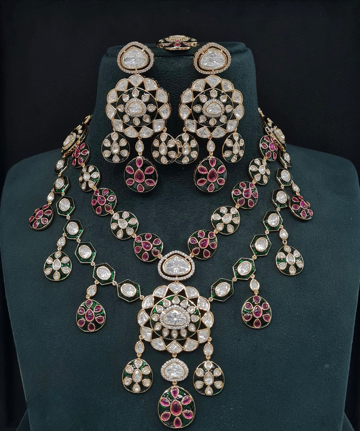 Kundan Long 09280 - KRISHNA'S SWETA JEWELLERY