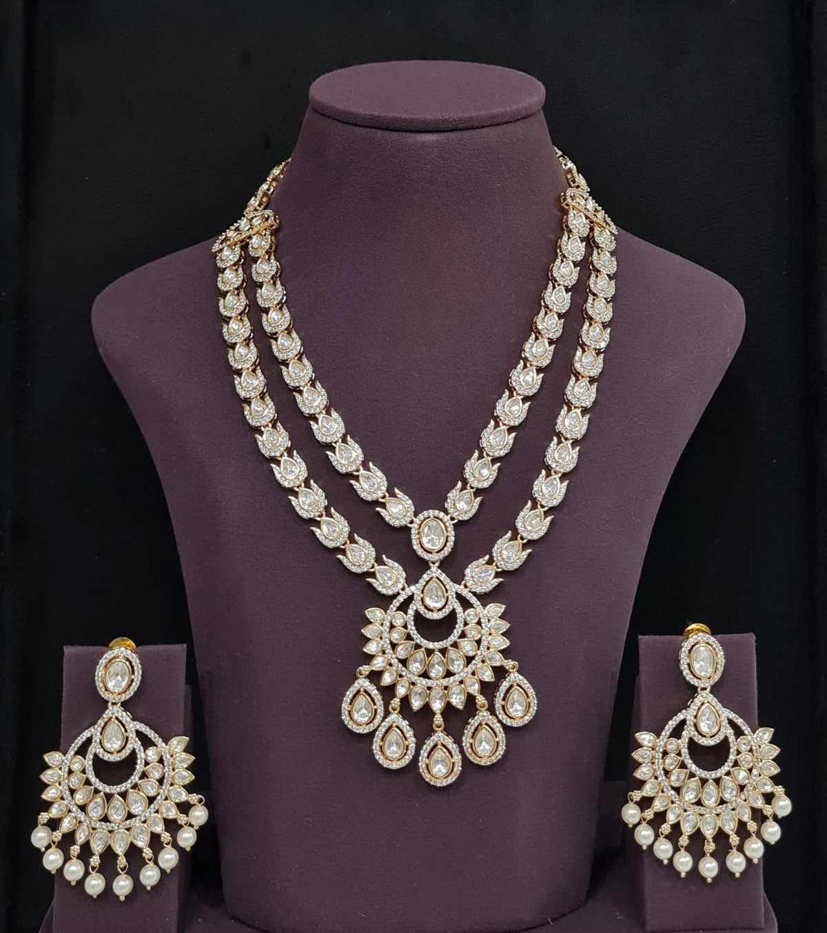 Kundan Long 09416 - KRISHNA'S SWETA JEWELLERY