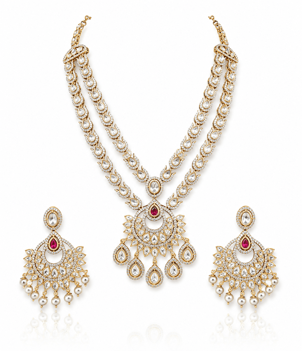 Kundan Long 09416 - KRISHNA'S SWETA JEWELLERY